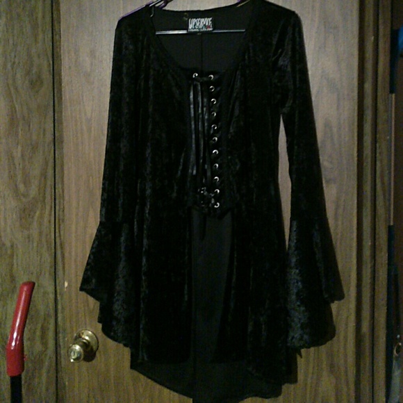 lip service Tops - Authentic Vintage Lip Service Crushed Velvet Top